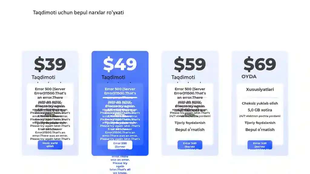 Taqdimoti uchun bepul narxlar ro'yxati Taqdimoti (11 Slayd)