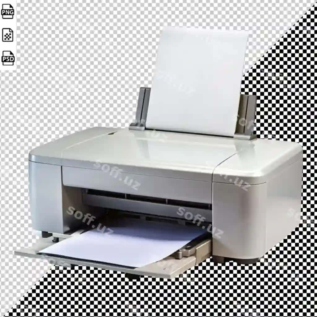 Inkjet printer shaffof orqa fonda | Inkjet printer transparent background