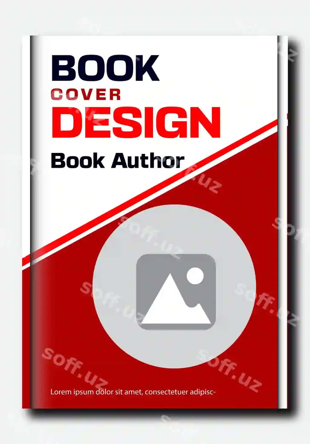 Kitob varaqi, uningda "kitob varaqi varaq dizayni muallif tomonidan" yozilgan | Book cover that says book cover cover design by author