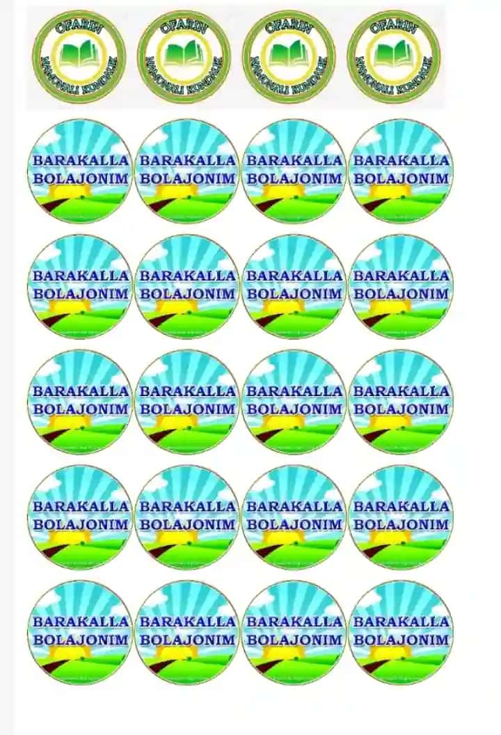 1 - 4 sinflarga rag'bat