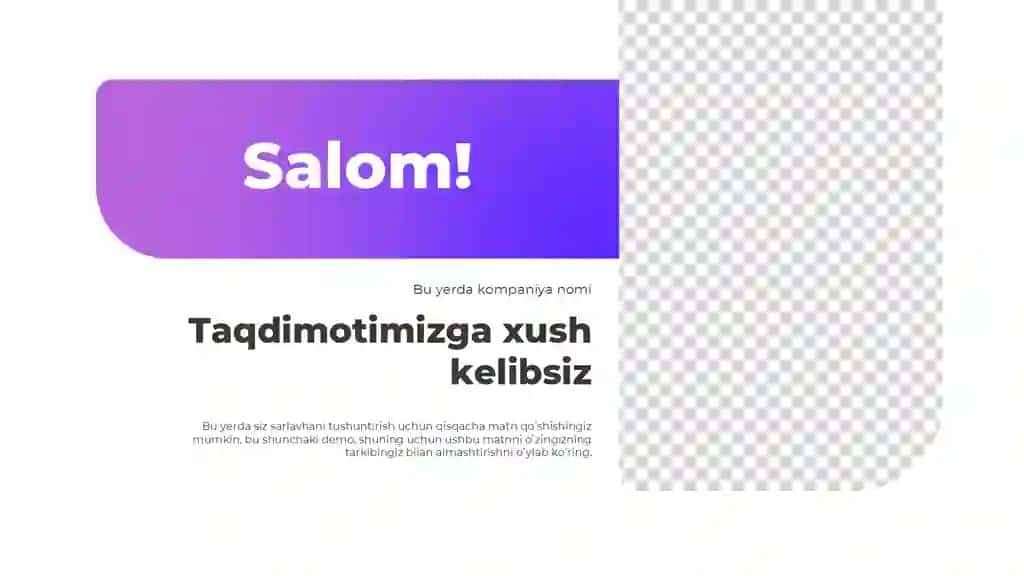 Zamonaviy Zamonaviy and Taqdimoti (14 Slayd)