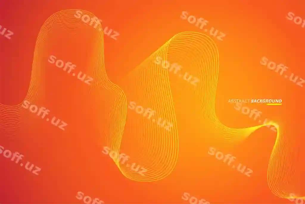 Chiziqli to'lqin san'at illustratsiyasi | Abstract line wave art illustration