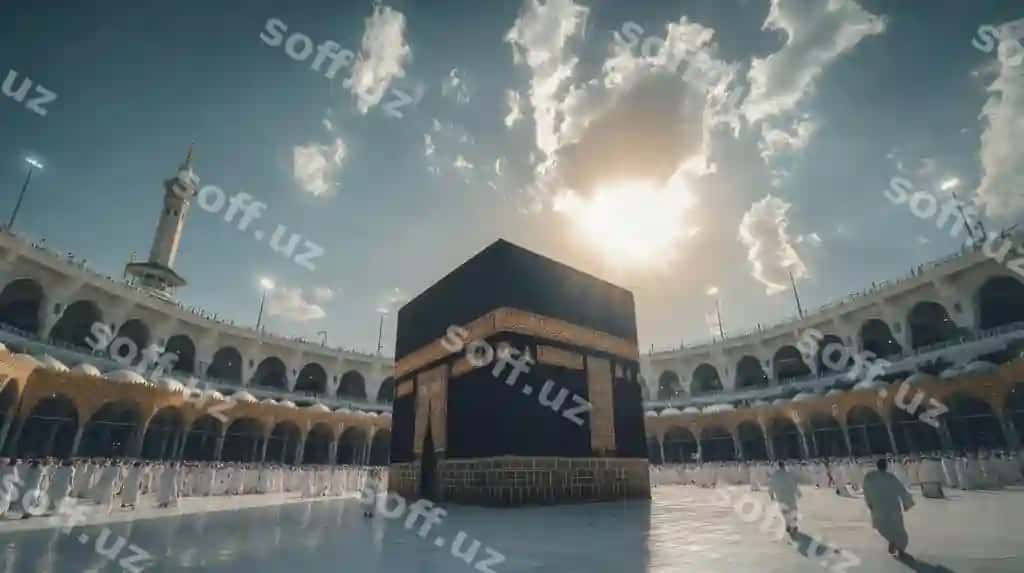 Keng burchakli surat Kaabada | Wide angle shot kaaba 2