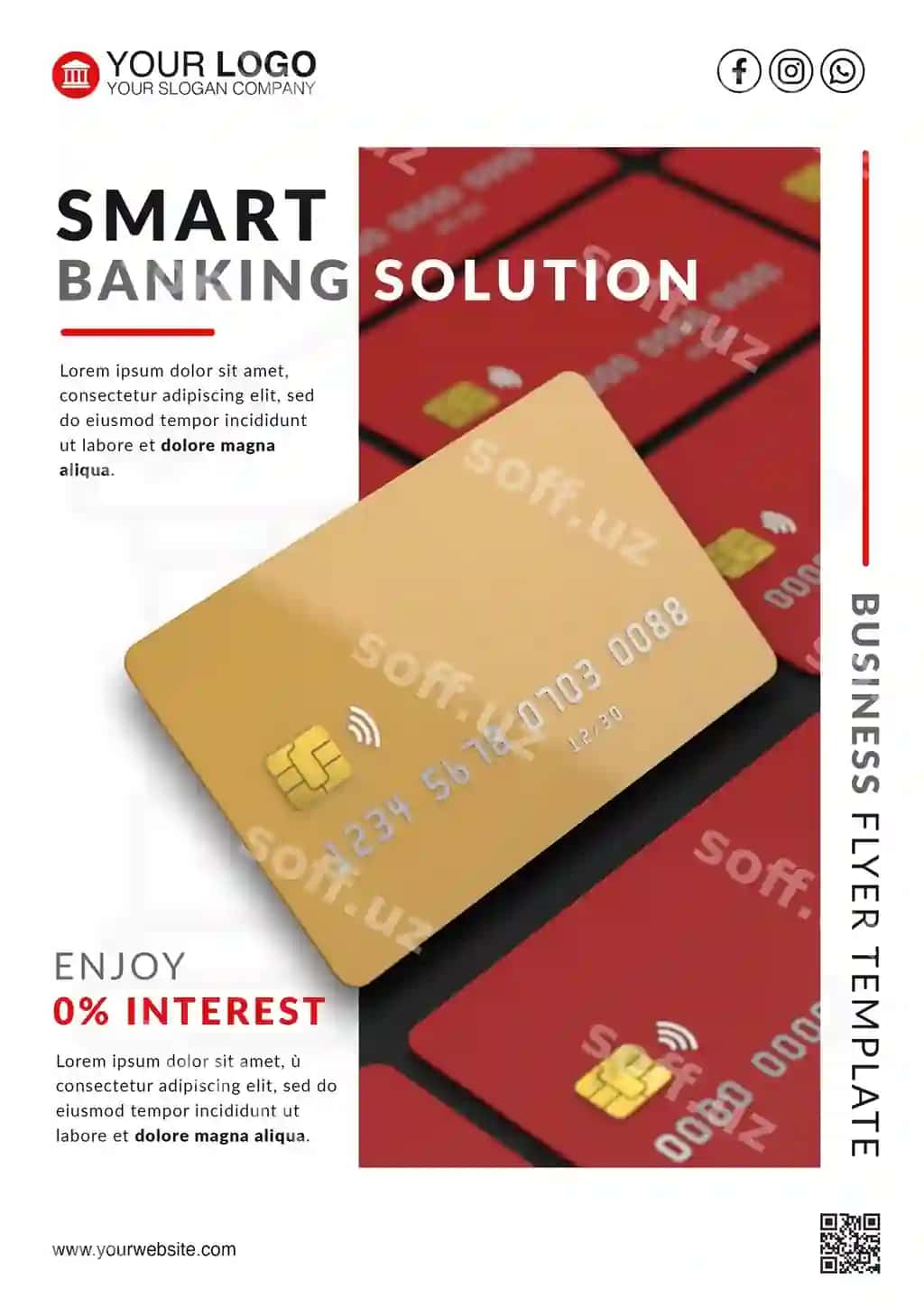 Business flyer banklash yechimi | Business flyer banking solution