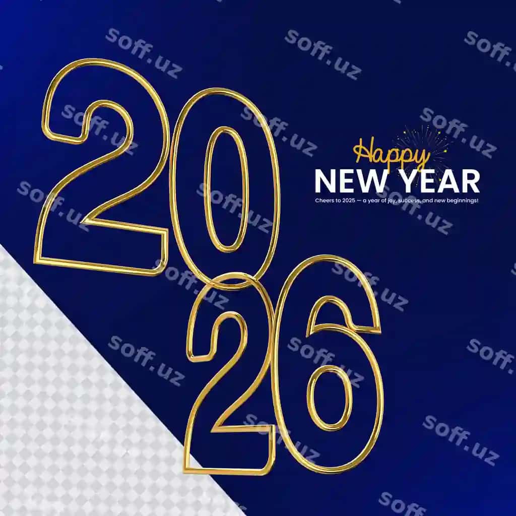 Yangi yil 2026 oltin sonlar bayrami | Happy new year 2026 golden numbers celebration