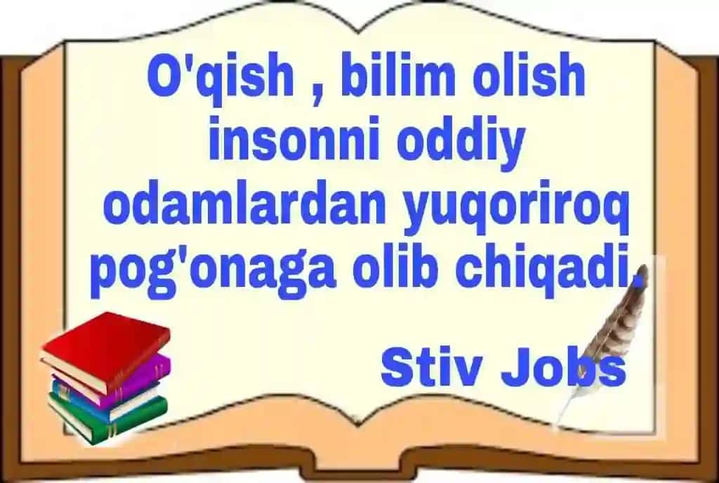 Kitobxonlik mavzusiga ko'rgazmalar