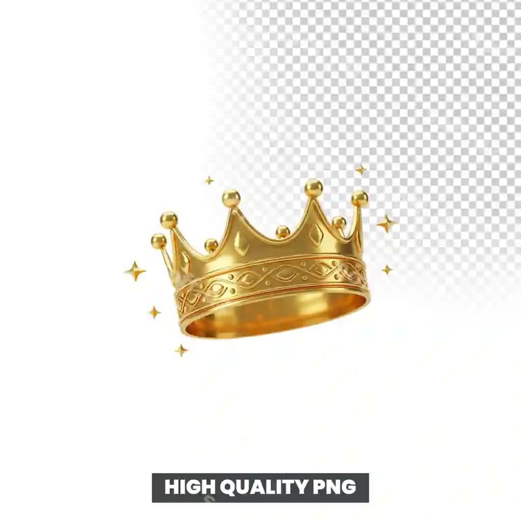 Oltin shohonachi 3D ko'rinishda, bosqichma-bosqich ajoyib detallar bilan | Golden crown rendered 3d with sparkling details
