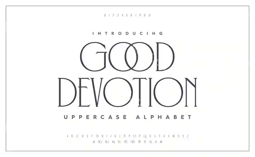 Tipografiya chiroyli vintage moda shrift alfavit raqamlovchi katta harflar | Typography elegant vintage stylish typeface alphabet numbering uppercas