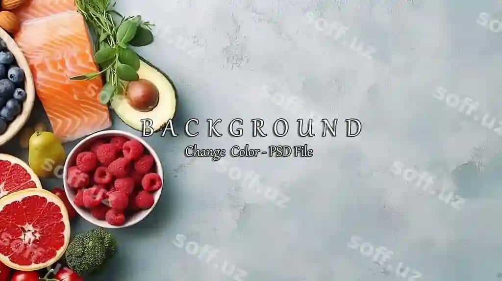 Sog'liq ovqat AI yaratilgan rasm | Healthy food ai generated image 2