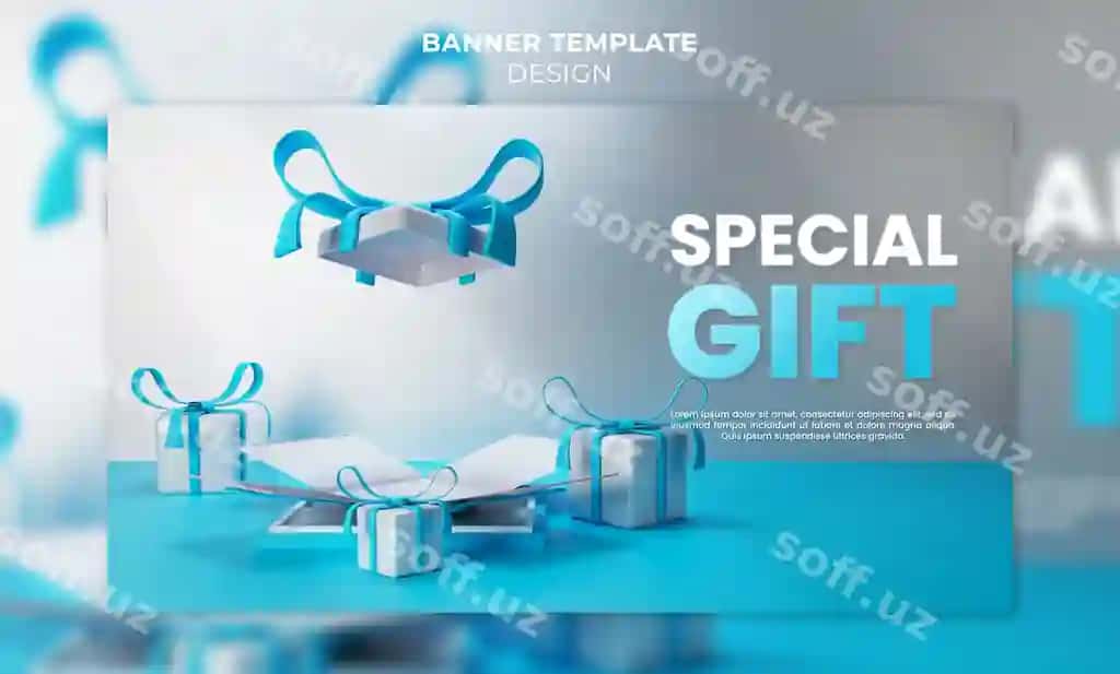 Maxsus sovg'a mahsuloti aksiyasi podium sovg'a qutisi bilan | Special gift product promo with podium gift box 2