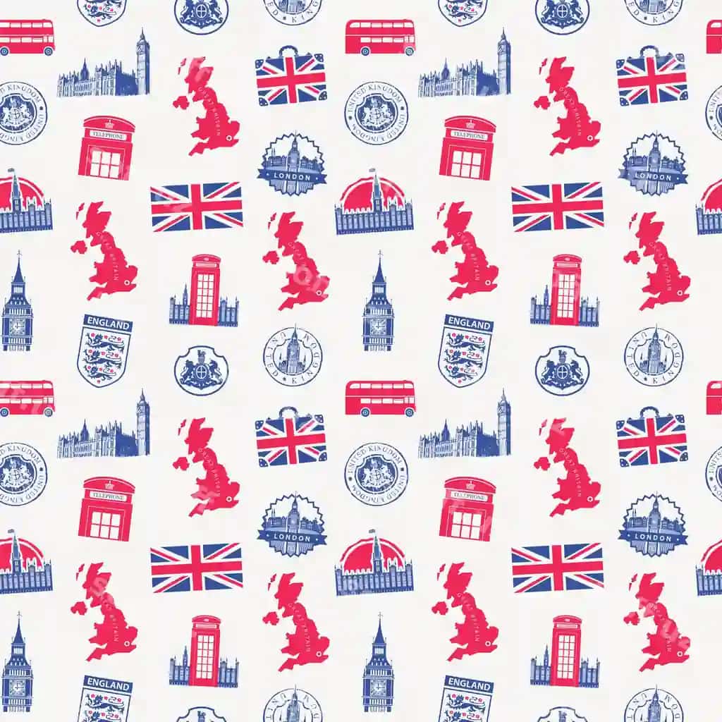 Buyuk Britaniya uchun uzluksiz fon mavzusi | Seamless background uk theme