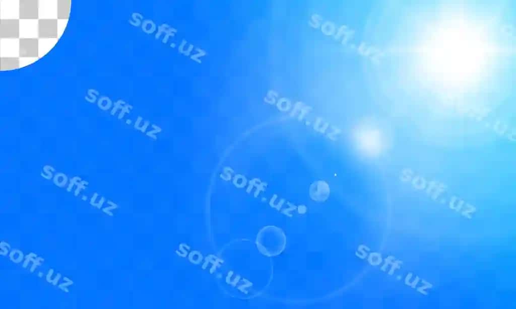 Quyosh nurlari ko'k osmonni yoritadi. | Sunbeams lights up blue sky