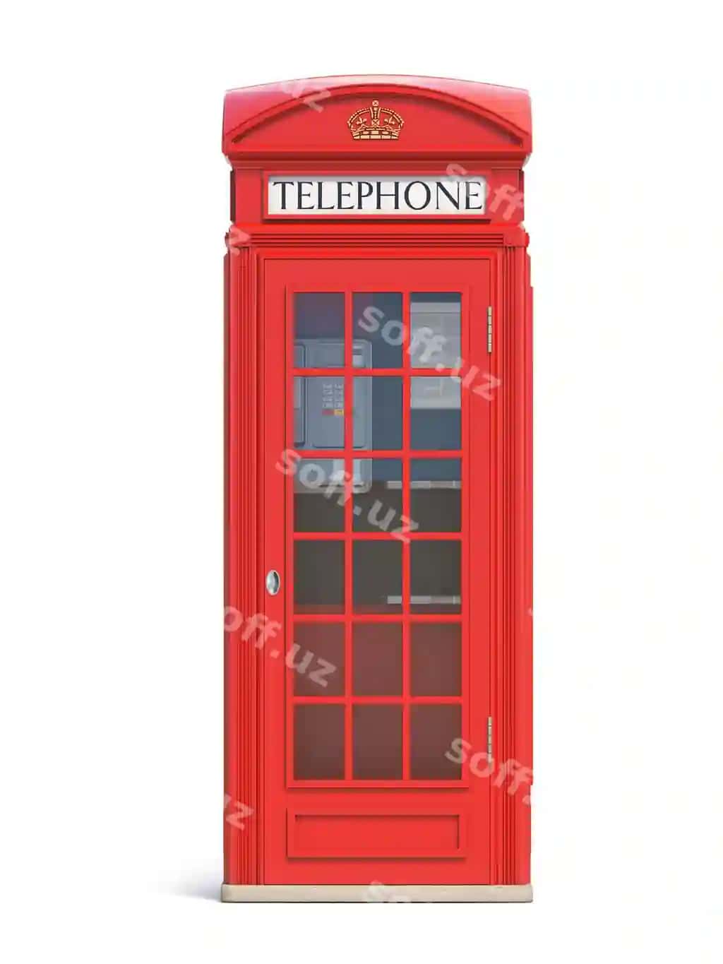 Qizil telefon qutisi London britaniyalik inglizcha ramzi | Red phone booth london british english symbol 2