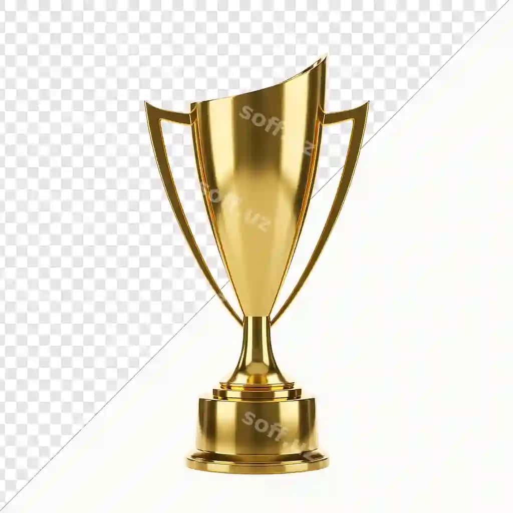 Oltin trofeya illustratsiyasi | Golden trophy illustration