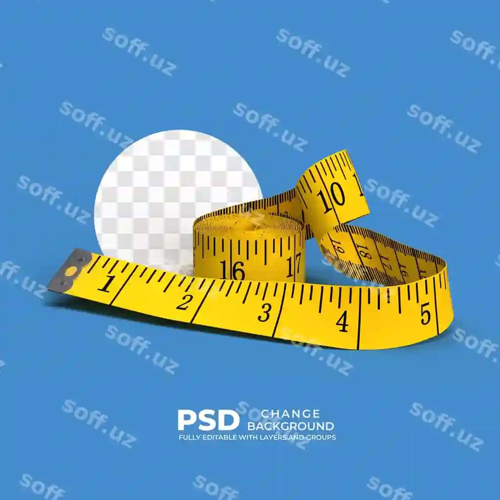 Qizil o'lchov lenta | Yellow measuring tape