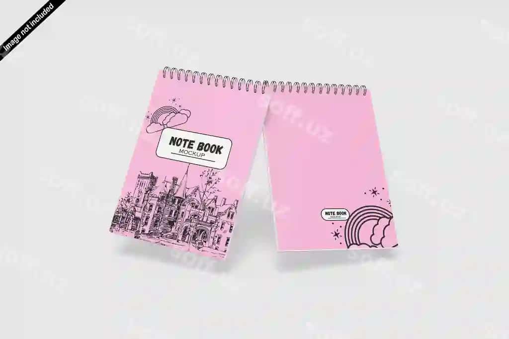 Eslatma kitobi namunasi | Note book mockup 2