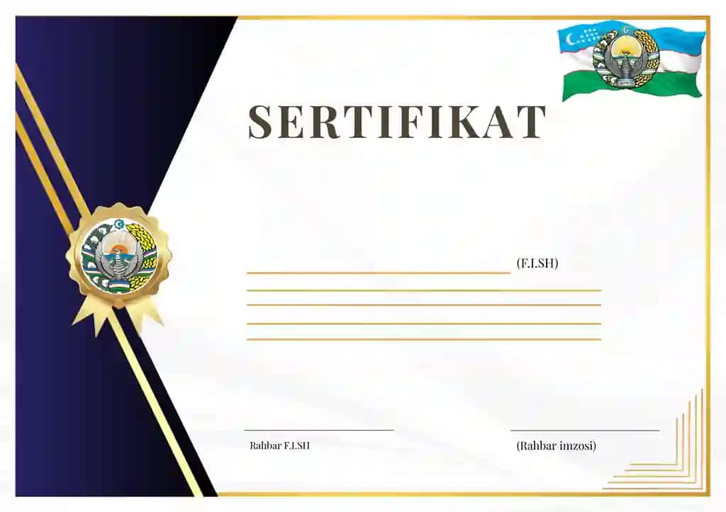 Sertifikat shabloni
