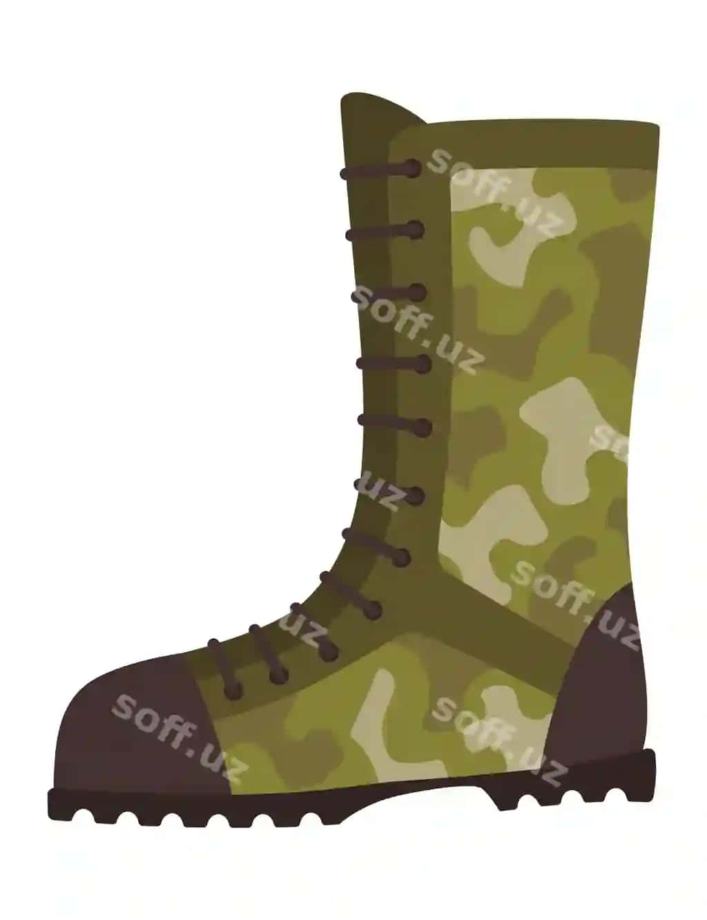 Harbiy askar uchun yovvoyi maskirovka uslubidagi kiyimlar taklifotlari ajralangan | Military clothes equipment soldier woodland camouflage style isolated 2