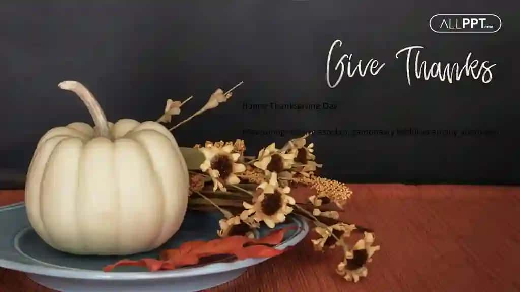 Happy Thanksgiving Day Taqdimoti (48 Slayd)