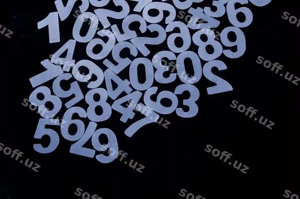 Beshararli naqsh sonlar va moliya krizisi tushunchasi | Seamless pattern with numbers financial crisis concept