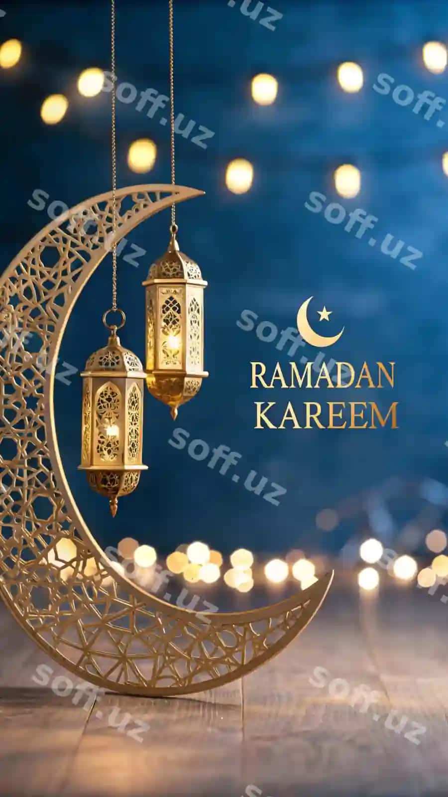 Ramazon kamiliyat kartochкаси 2025 | Ramadan kareem festival card 2025