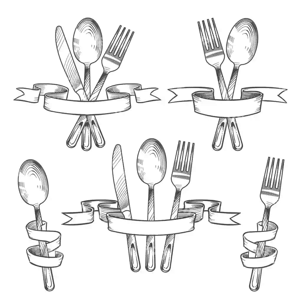 Metal sochuvchi, sochuvchilar, kechki ovqat stoli aksessuarlari | Silverware cutlery dinner table utensils