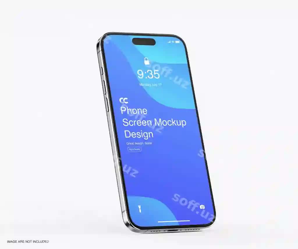 Yangi smartfon modeli | New smartphone mockup