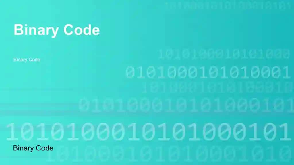 Binary Code Taqdimoti (36 Slayd)