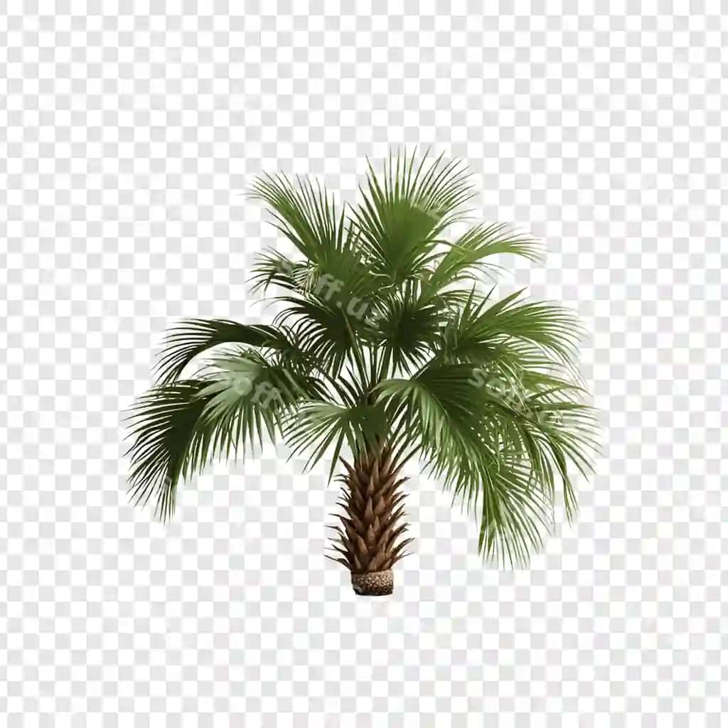 Palma daraxti shaffof orqa fonda | Palm tree transparent background 2