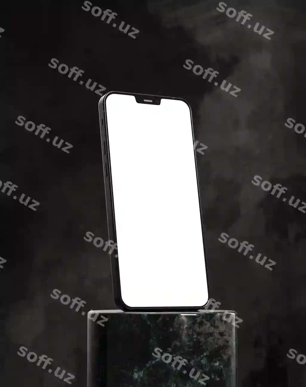 Qurilma mockup marqli jadval | Device mockup marble table 2