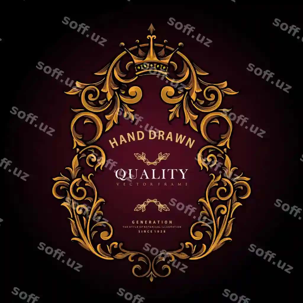 Premium belgisi gullash eng yaxshi beozatlar vektor illustratsiyalari sizning | Premium badge flourish best ornaments vector illustrations your