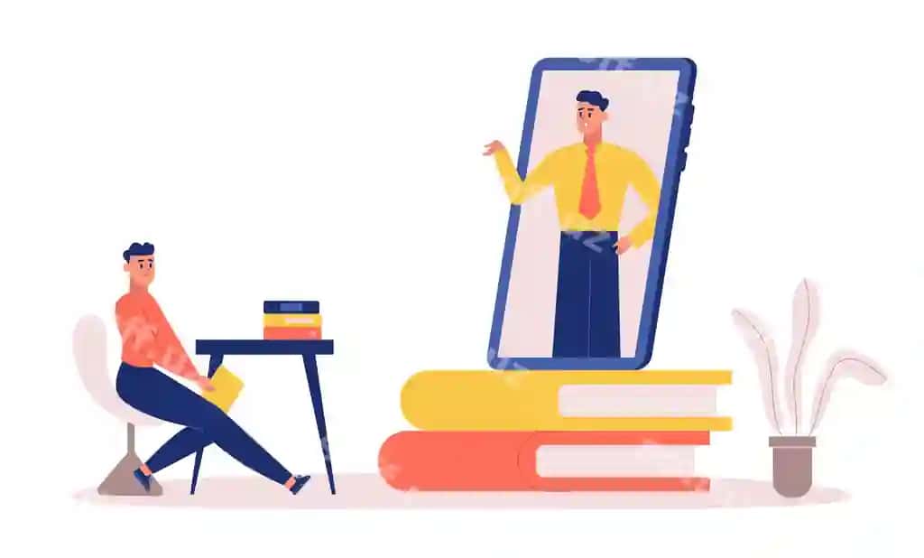 Elearning onlayn o'quv webinar vektor ta'lim | Elearning online study webinar vector education 2