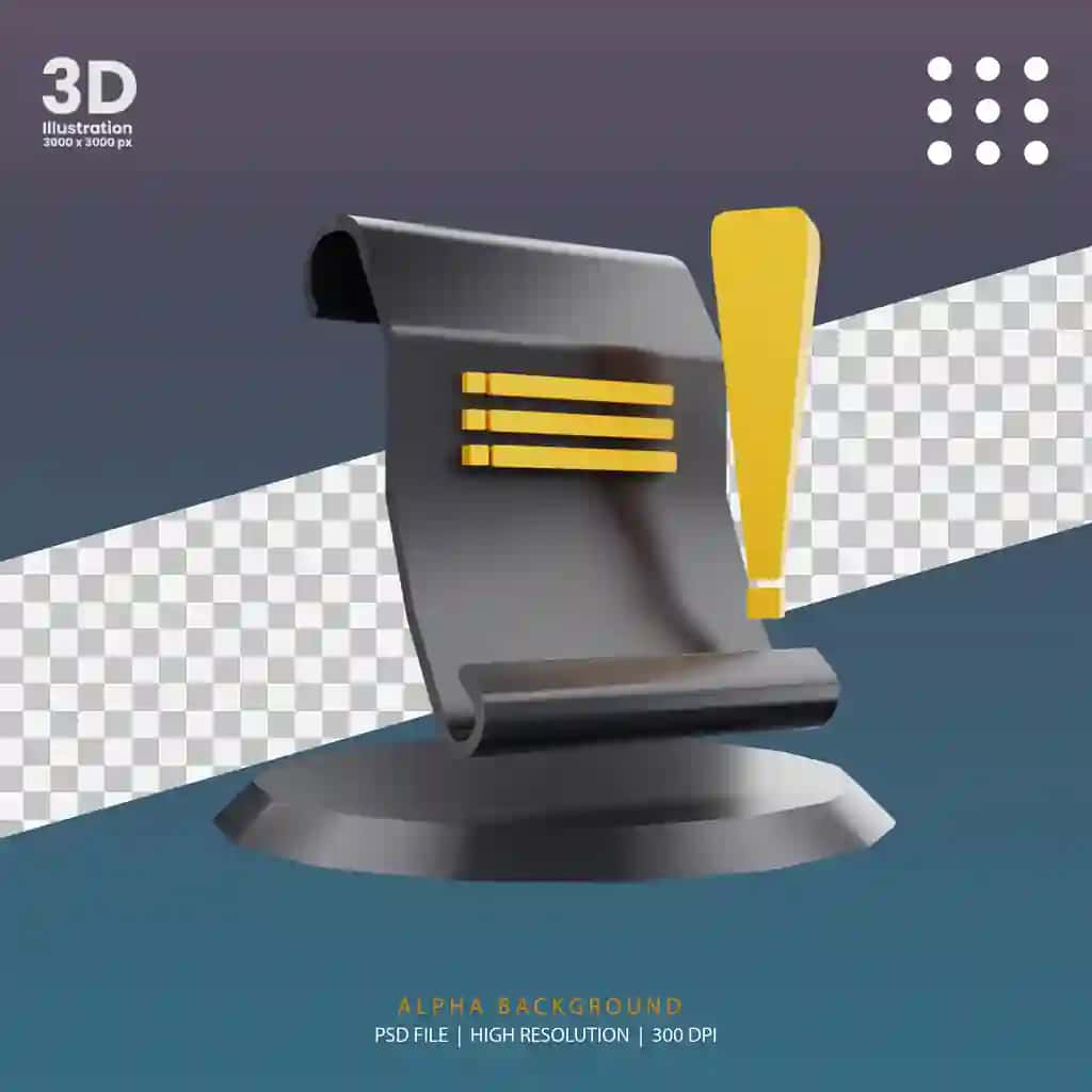 3D render yangi ma'lumotlar illyustratsiyasi | 3d render new informations illustration