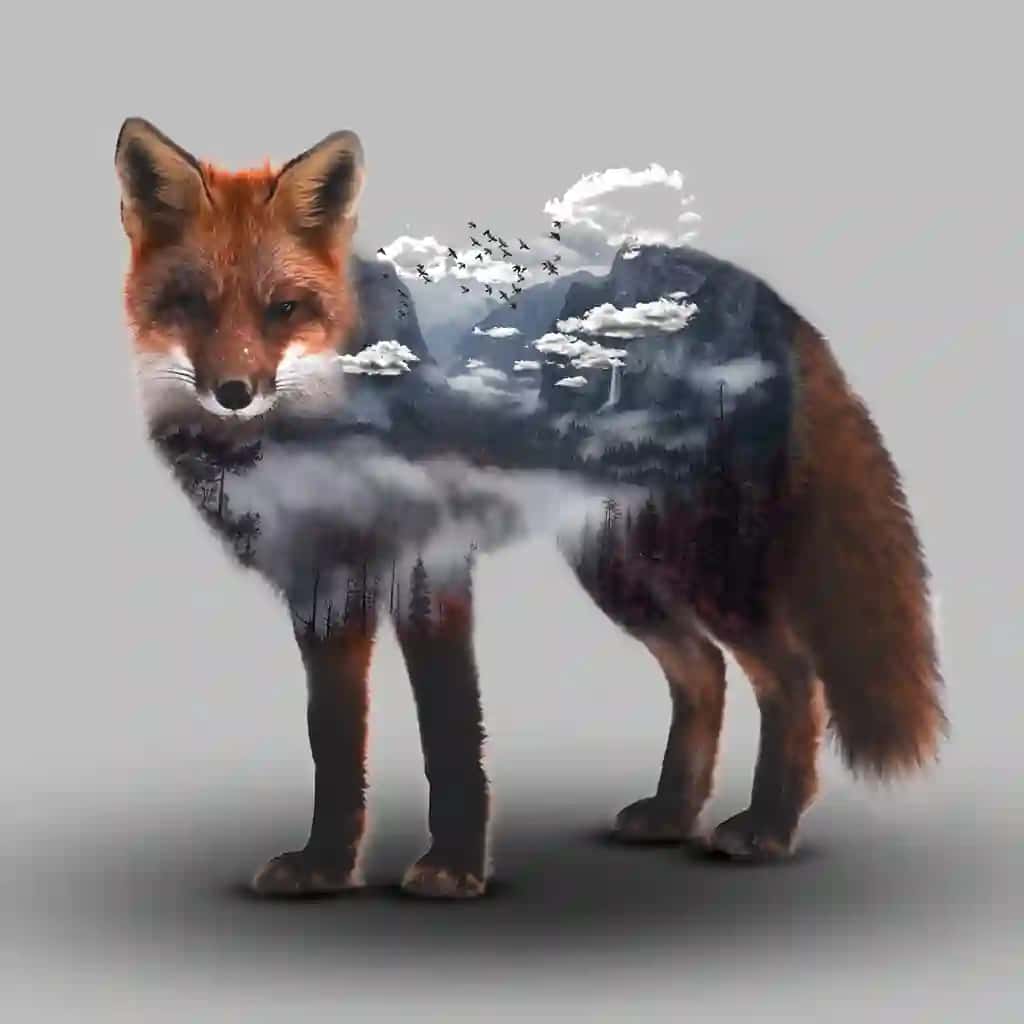 Double-Exposure effect poster