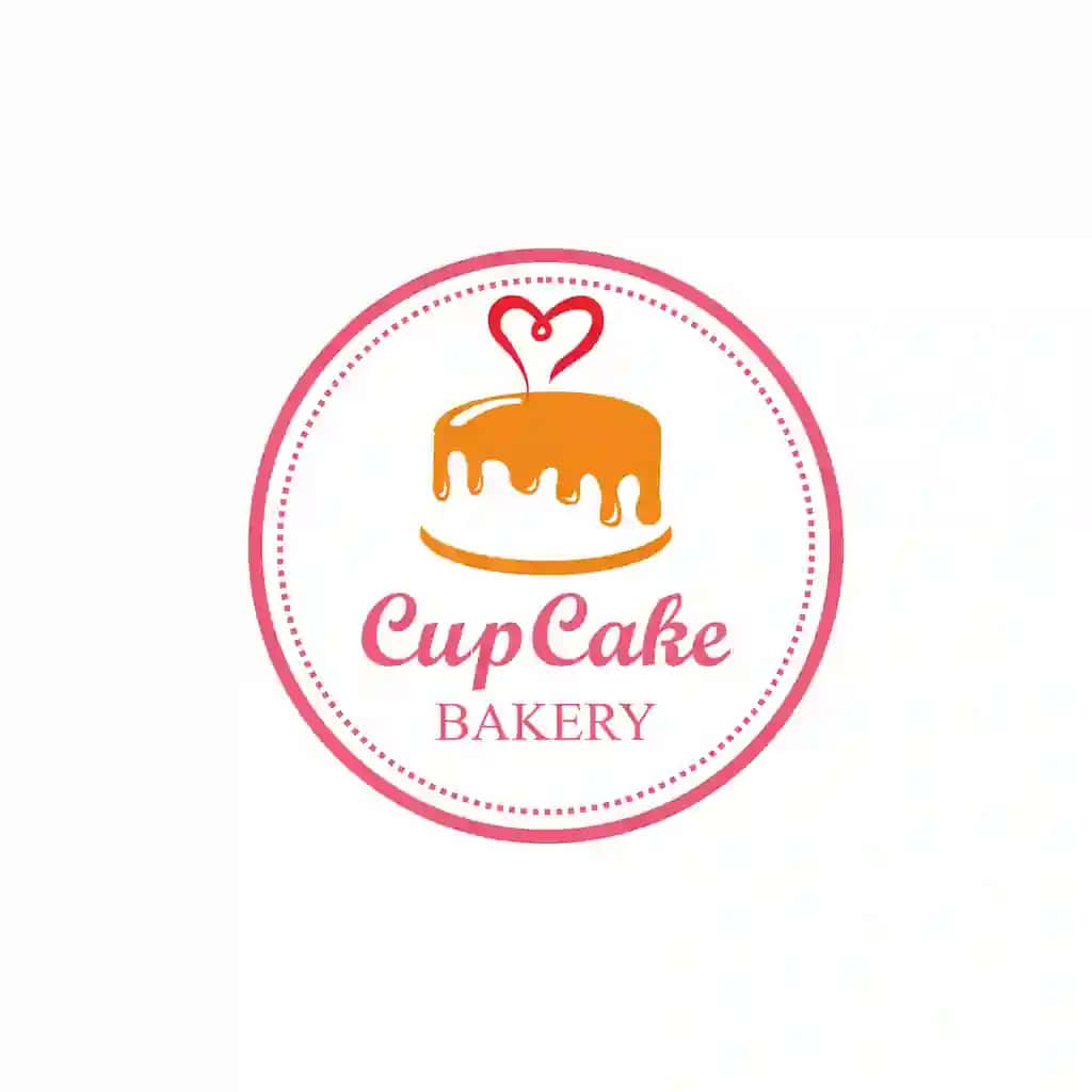 Cupcake logotipi tort logotipi vektori | Cupcake logo cake logo vector