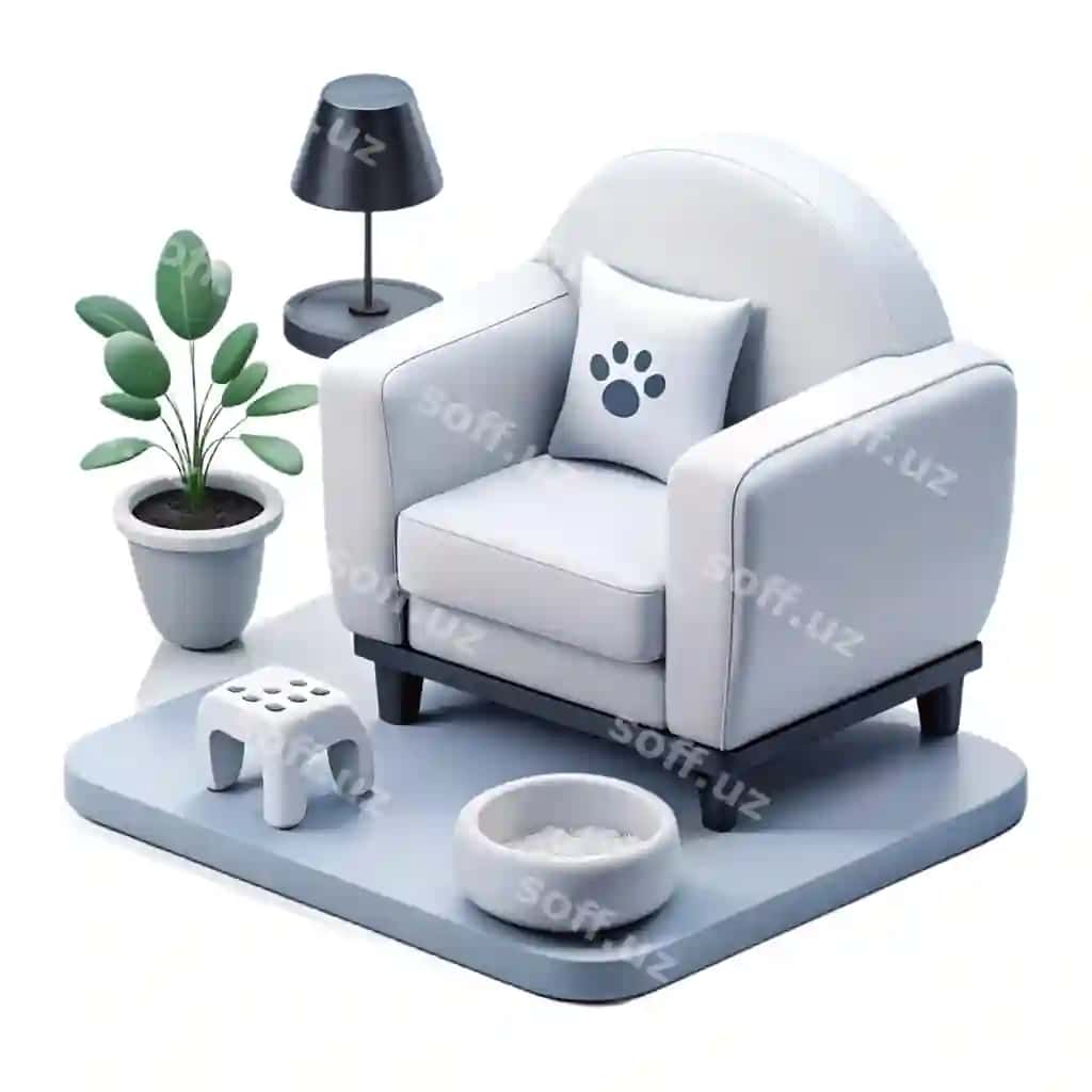 Yashil uyi oq divan va o'simliklar qavati bilan | Living room with white couch plant floor 2
