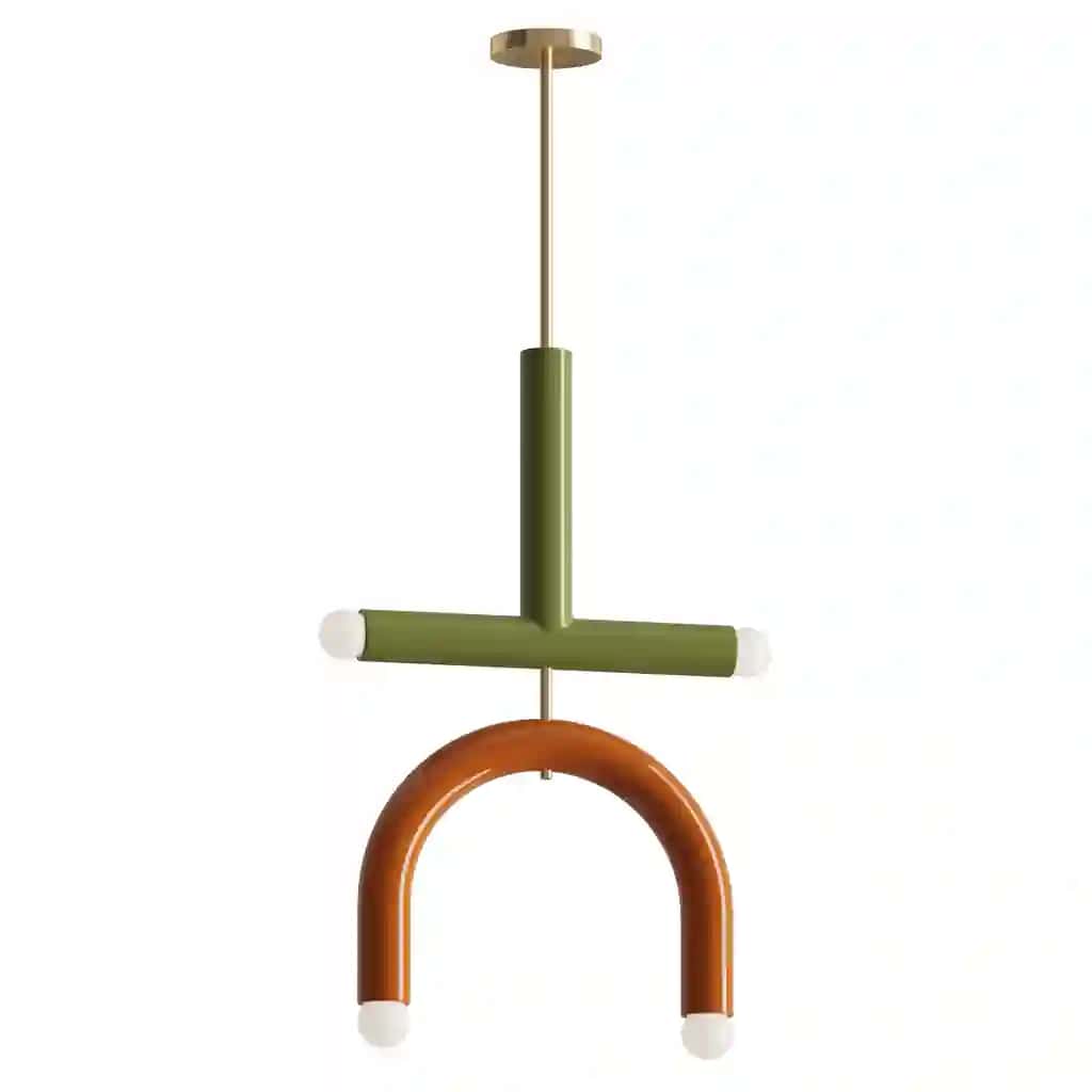 Rotating Rainbow Pendant Lamp C2