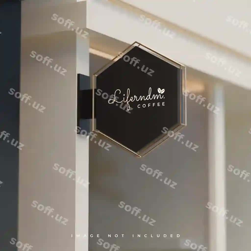Sign logotip mockup | Sign logo mockup 2