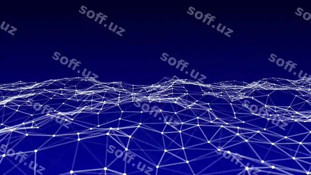 Abstrakt to'lqin fon ulanish nuqtalari chiziqlari teknologik ilustratsiya | Abstract wave background with connection dots lines technology illustration 2