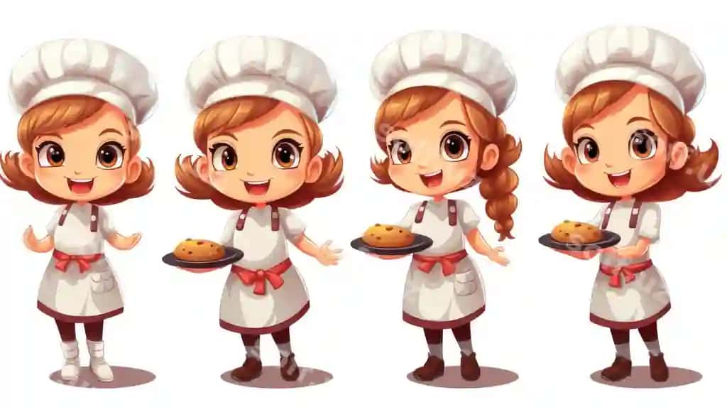 Oshpaz formasi karykatura bolalar | Chef uniform cartoon kids 2