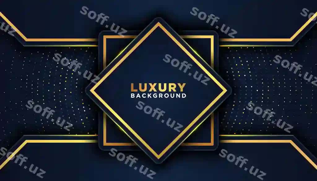 Qorong'iq abstrakt fon hamdaham qatlamlar luksy dizayn kontseptsiyasi | Dark abstract background with overlap layers luxury design concept