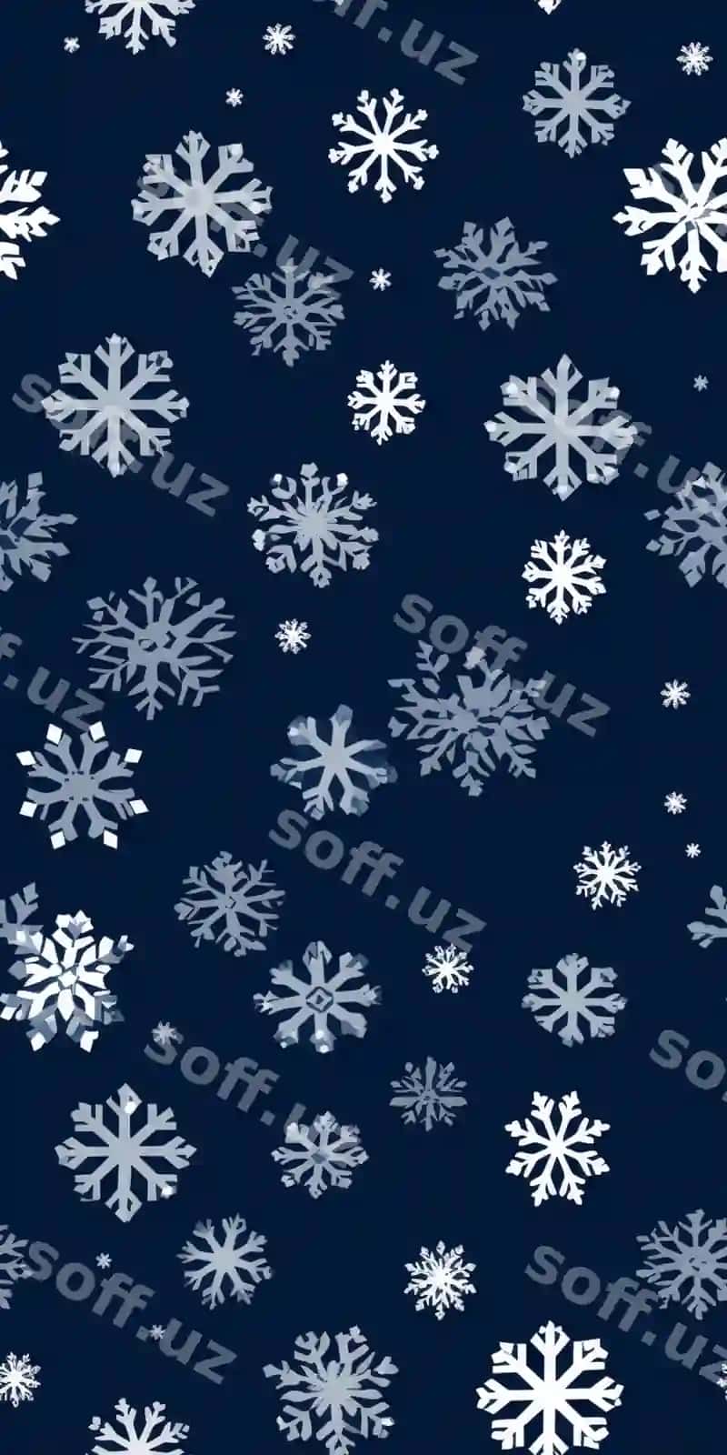 Yaqin rasm qor bobosi naqshi qora ko'k fon generativ sun'iy intellekt | Close up snowflake pattern dark blue background generative ai