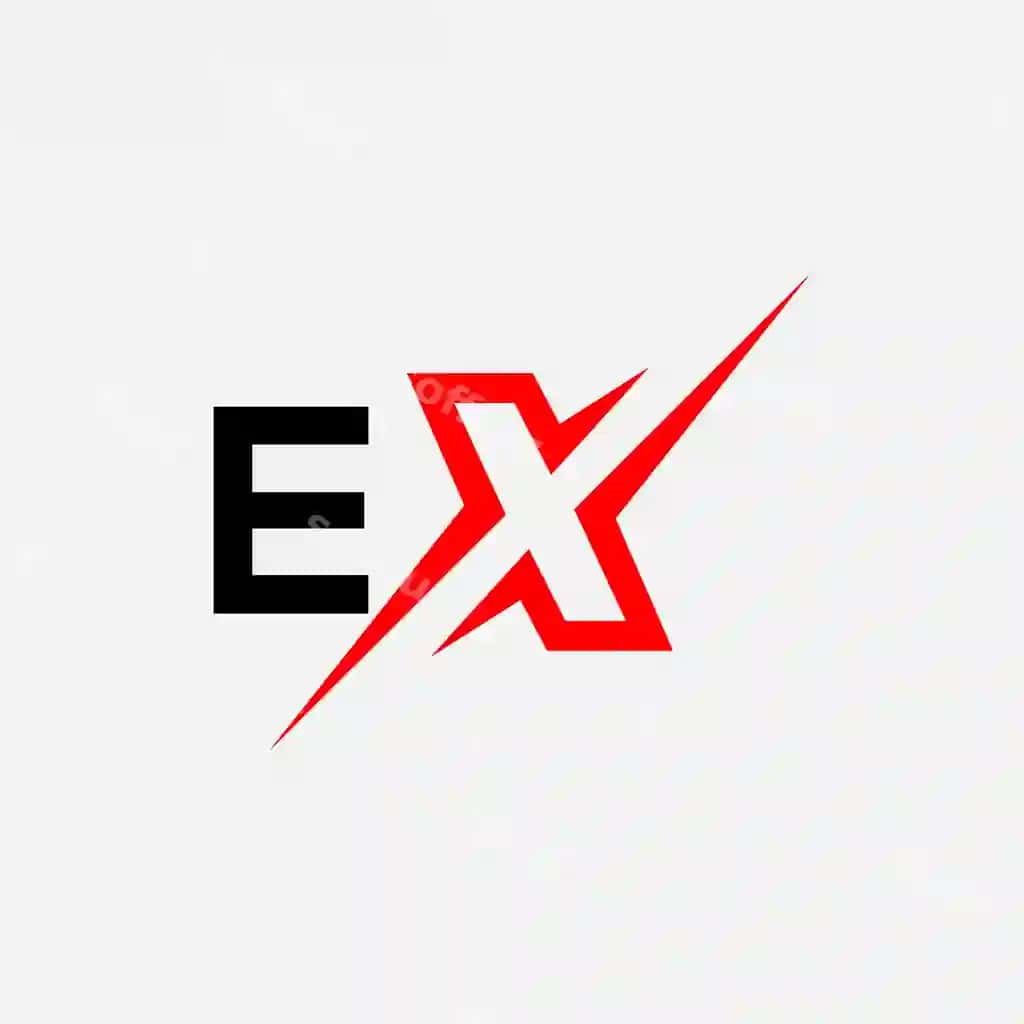 Abstrakt harflarning minimalizm logotip dizayni | Abstract ex letter marks minimalist logo design