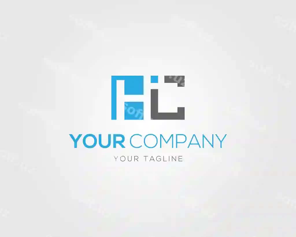 Bosh harf Hic logotip dizayni vektor element shabloni | Initial letter hic logo design vector element template