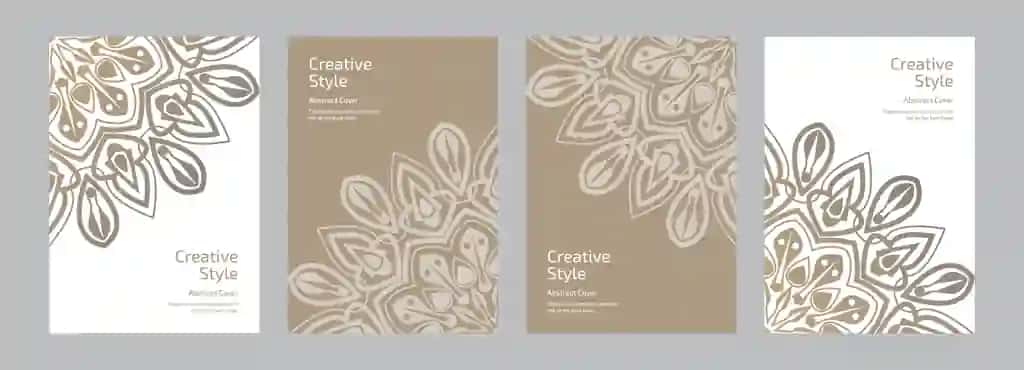 Izolyatsiya qilingan hisobot shablonining ijodiy biznes taqdimoti tartibi geometrik | Isolated report template creative business presentation layout geometric