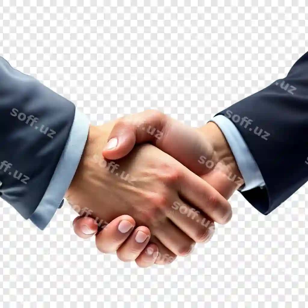 Qo'llar berish ikki kishi oq fonda PNG fayl yaqinlik rasmi firma | Handshake two people white background png file closeup image firm