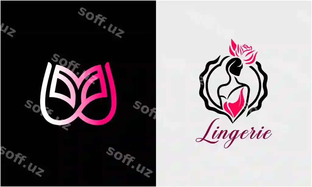 Lady qiz lingerie logo ikonka seksual ayol bra ayollar kiyimlari zamonaviy | Lady girl lingerie logo icon sexy woman bra female clothing modern 2