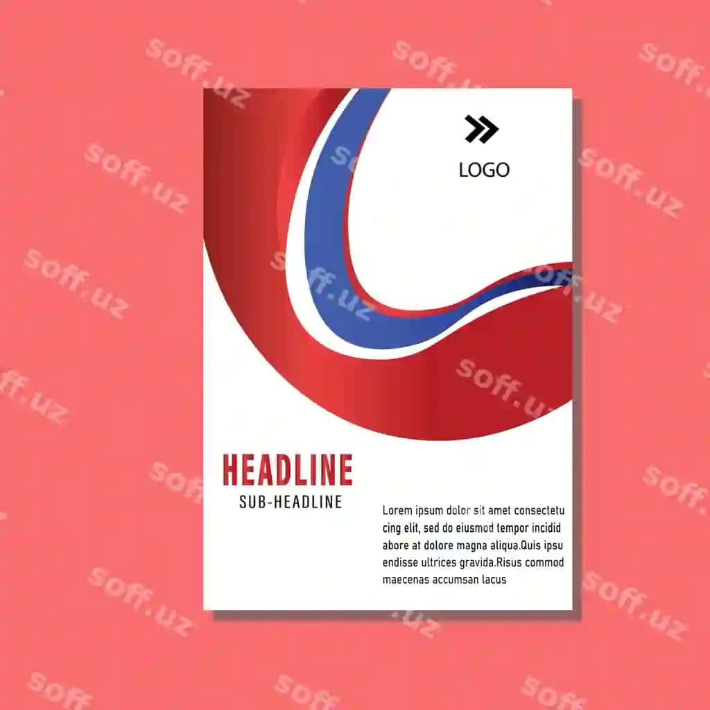 Broshyur dizayn muroja zamonaviy joylashuv yillik hisobot plakat flyer A4 | Brochure design cover modern layout annual report poster flyer a4