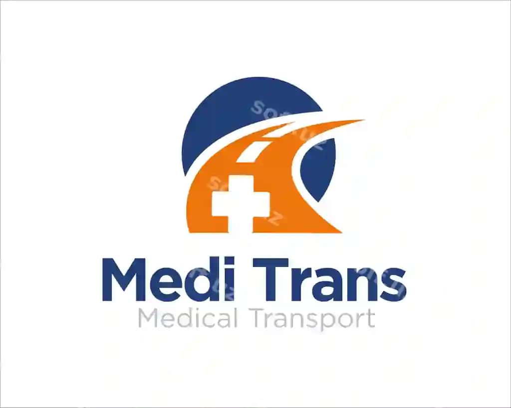 Tibbiy transport logotipi sog'liqni saqlash xizmatini loyihalashtiradi | Medical transportation logo designs health service