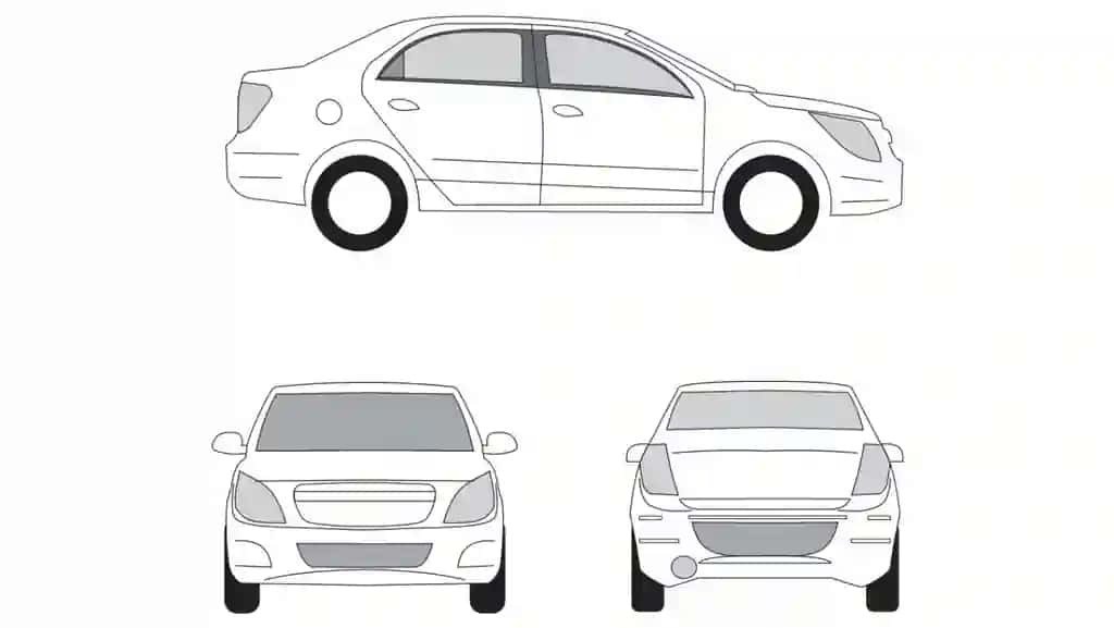 "Cobalt" avtomobili CorelDraw